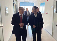 浦东新区管小军副区长一行来米乐YY易游考察指导事情